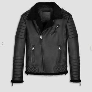 KAY MICHAELS 3.0: SHEARLING Leather Jacket Bodaskins